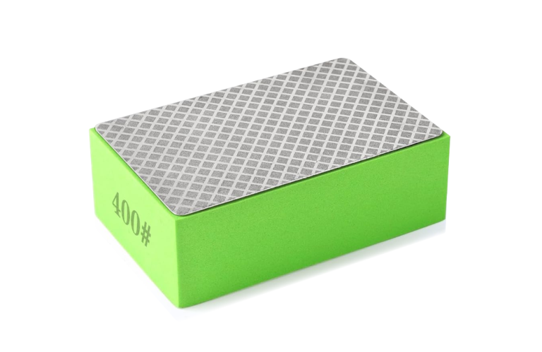 Diamond hand polishing pads